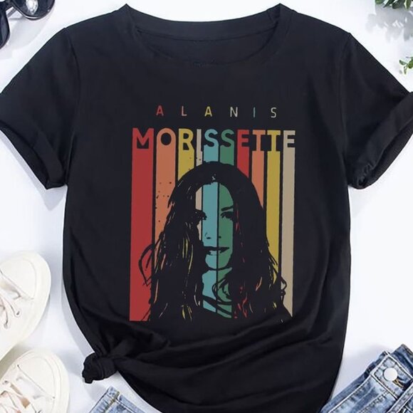 Julia A Other - Alanis Morissette The Triple Moon Tour 2025 T-Shirt | 90s Vintage Music Tee | 05